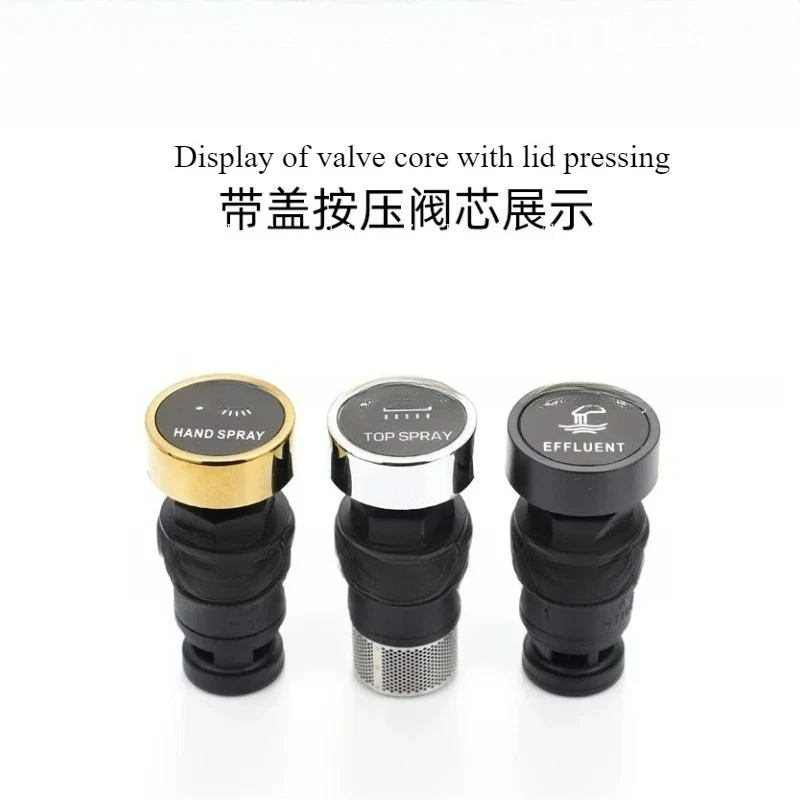 Button Valve Core Touch Control Switch Anti Leakage Bounce Button Pressure Regulating Water Control Replacement Valve Accessory