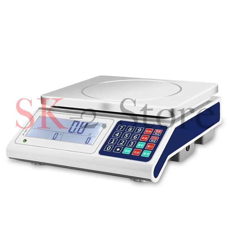 Commercial precision electronic scale 30kg bench weighing  high precision balance scale 0.1 accuracy
