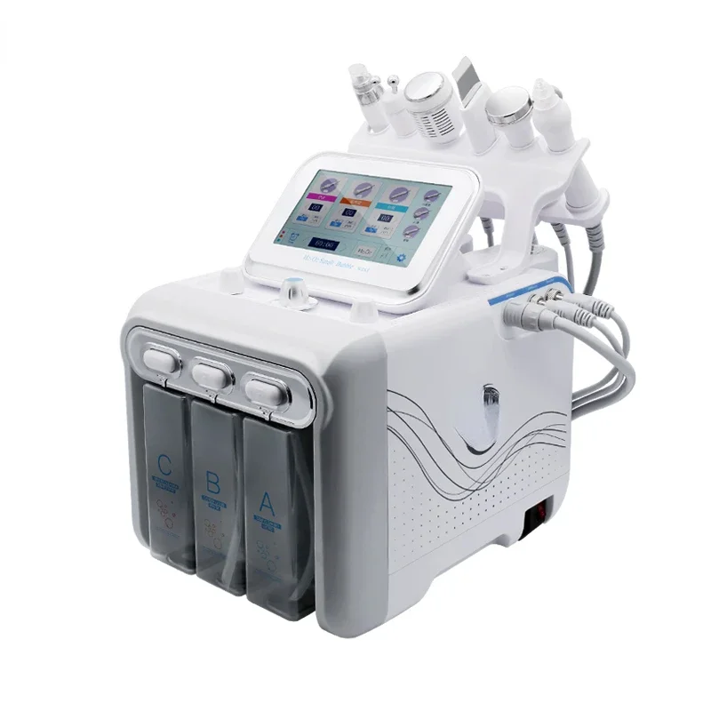 6 in 1 Hydrodermabrasion Skin Care Hydro Hydra Water Facial Machine With Led Mask facials Machine hydrofacial machine