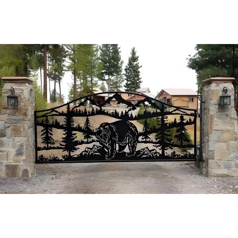 Custom Ranch Gate Farm Gate-Foshan handmade
