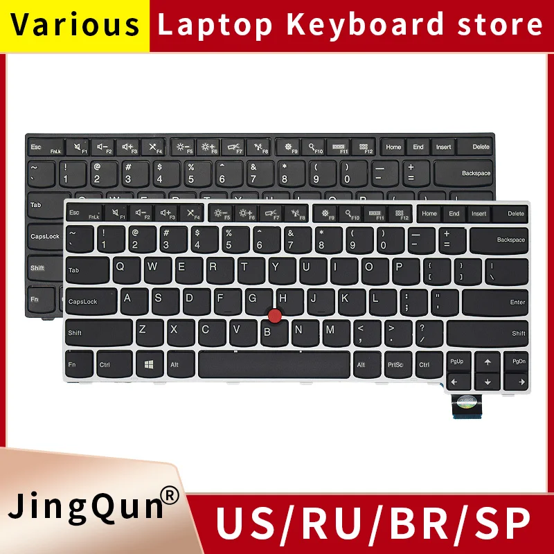 Nowa klawiatura US dla Lenovo ThinkPad T460S T470S S2 2ND GEN 13 klawiatura nas rosyjski układ klawiatury laptopa 00 ur367 01 er881
