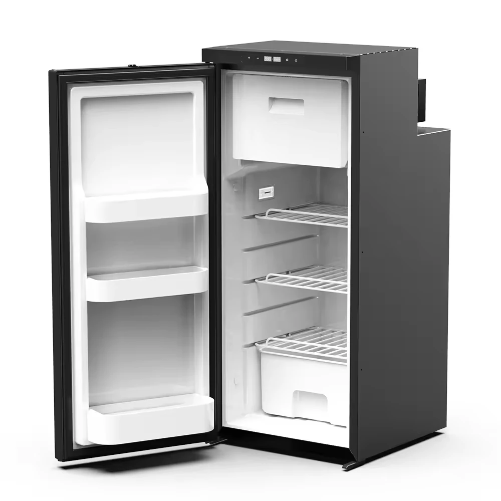 

12V 24V RV Refrigerator - Vertical Compressor Motor, Portable Car Freezer for Camping, Home & Camper Van Fridge