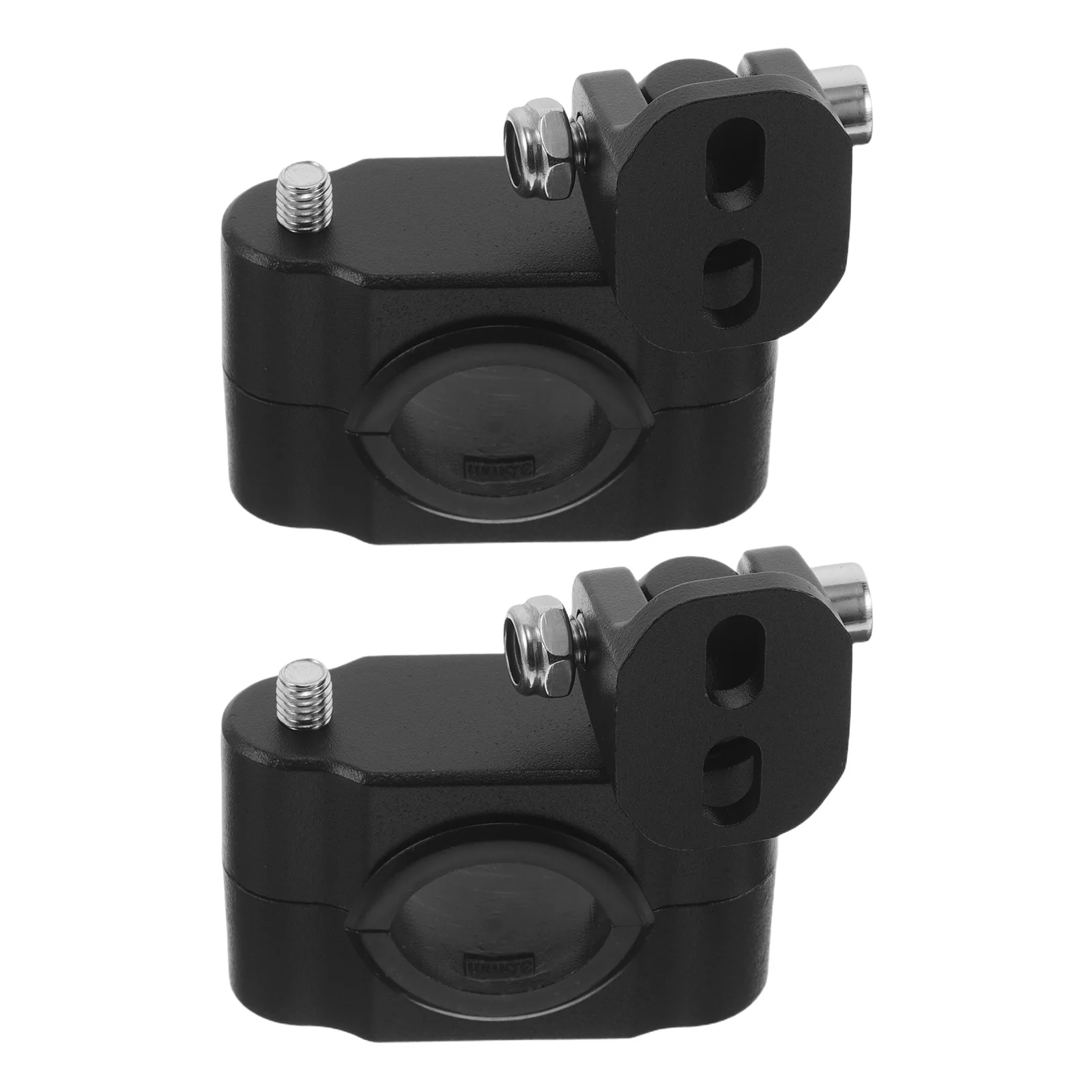 2 قطعة أضواء دراجة نارية العالمي 18-32 مللي متر المقود جبل الدراجة الضباب محول الضوء دائم مساعد حامل مصباح شوكة المصباح #1