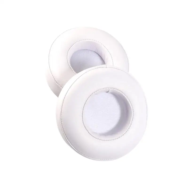 203A 1Pair Earpads Sheepskin Ear Pad Ear Cushions Cover Memory Foam Earmuffs for On Ear Headsets