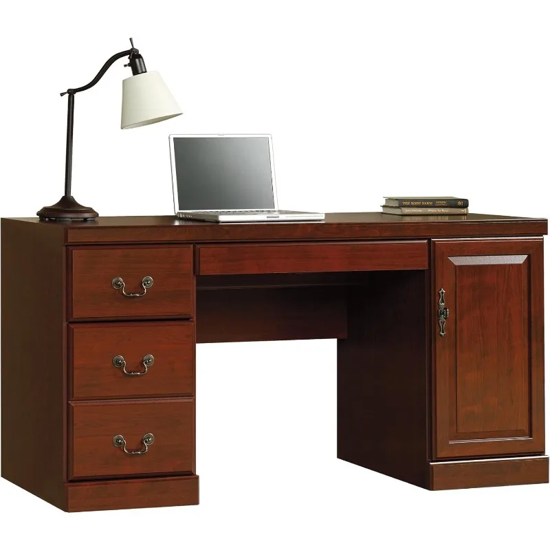 

Heritage Hill Computer Credenza, L: 59.25" x W: 20.47" x H: 30.24", Classic Cherry, 404944