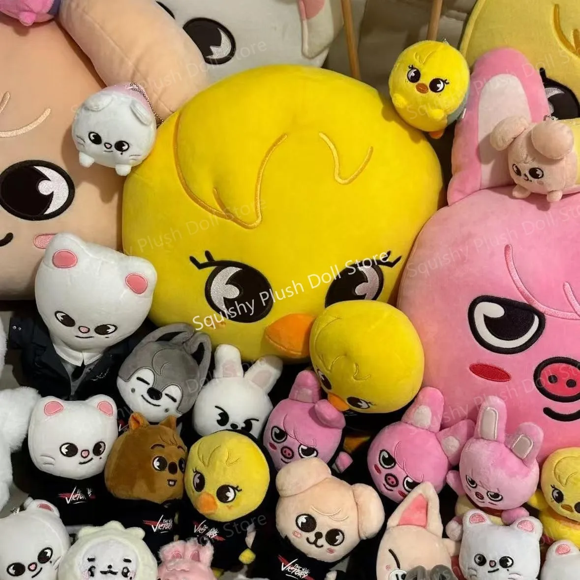 

Kpop Skzoo Keychain Plush Skzoo Pencil Case Keychain Plush Cartoon Stuffed Animal Doll Kawaii Toys Room Decor Children Gift