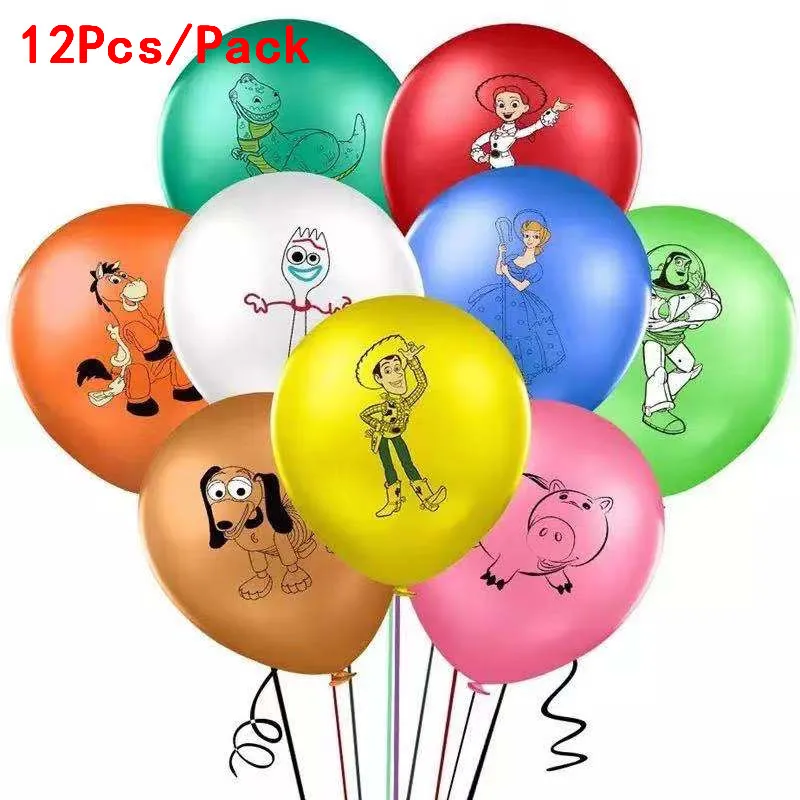 Geburtstagsparty-Dekorationsset Einweg-Tischgeschirr Teller Becher Tischdecke Ballon Geschenktüte Babyparty Kinder 1.-9. Geburtstag Partyzubehör – Detail 3