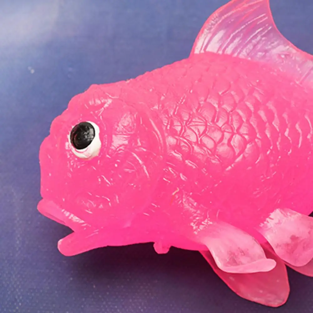 Decoration Multicolor Goldfish Statue Model Desktop Ornament Fish Tank Decoration
