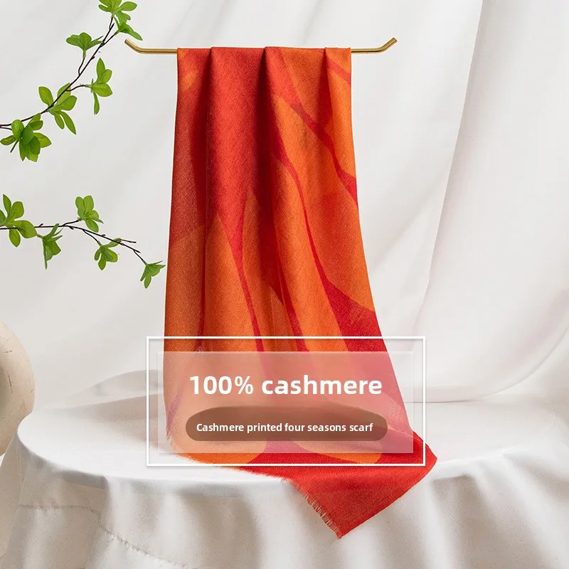 Рисунок 2 - 2025 100% кашемировый шарф с принтом