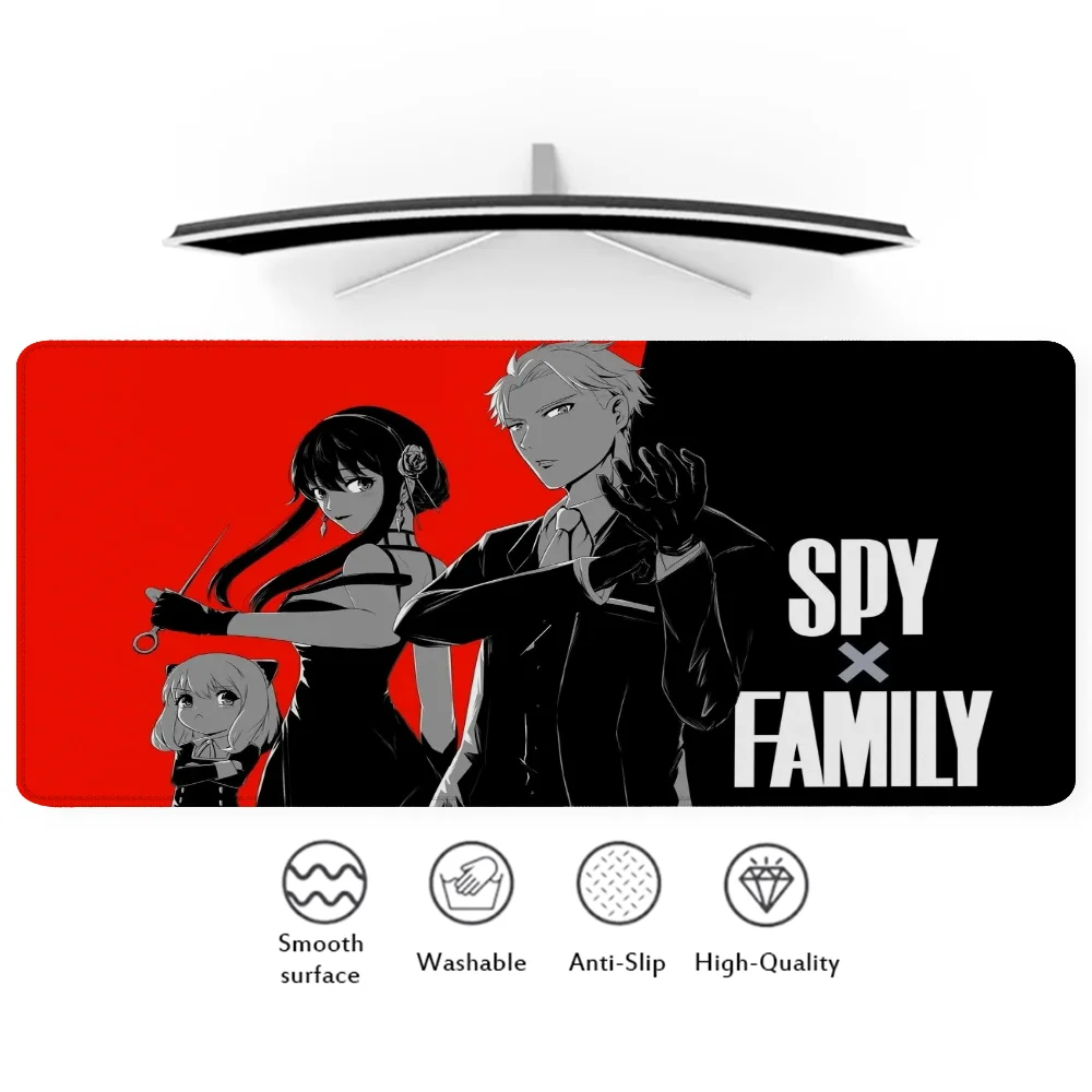 Big Mouse Pad Gaming Accessories Xxl Extended Pad Mouse Mat Office Rug  S-spy X Familys Deskmat Mousepad Gamer Mouspad Mausepad