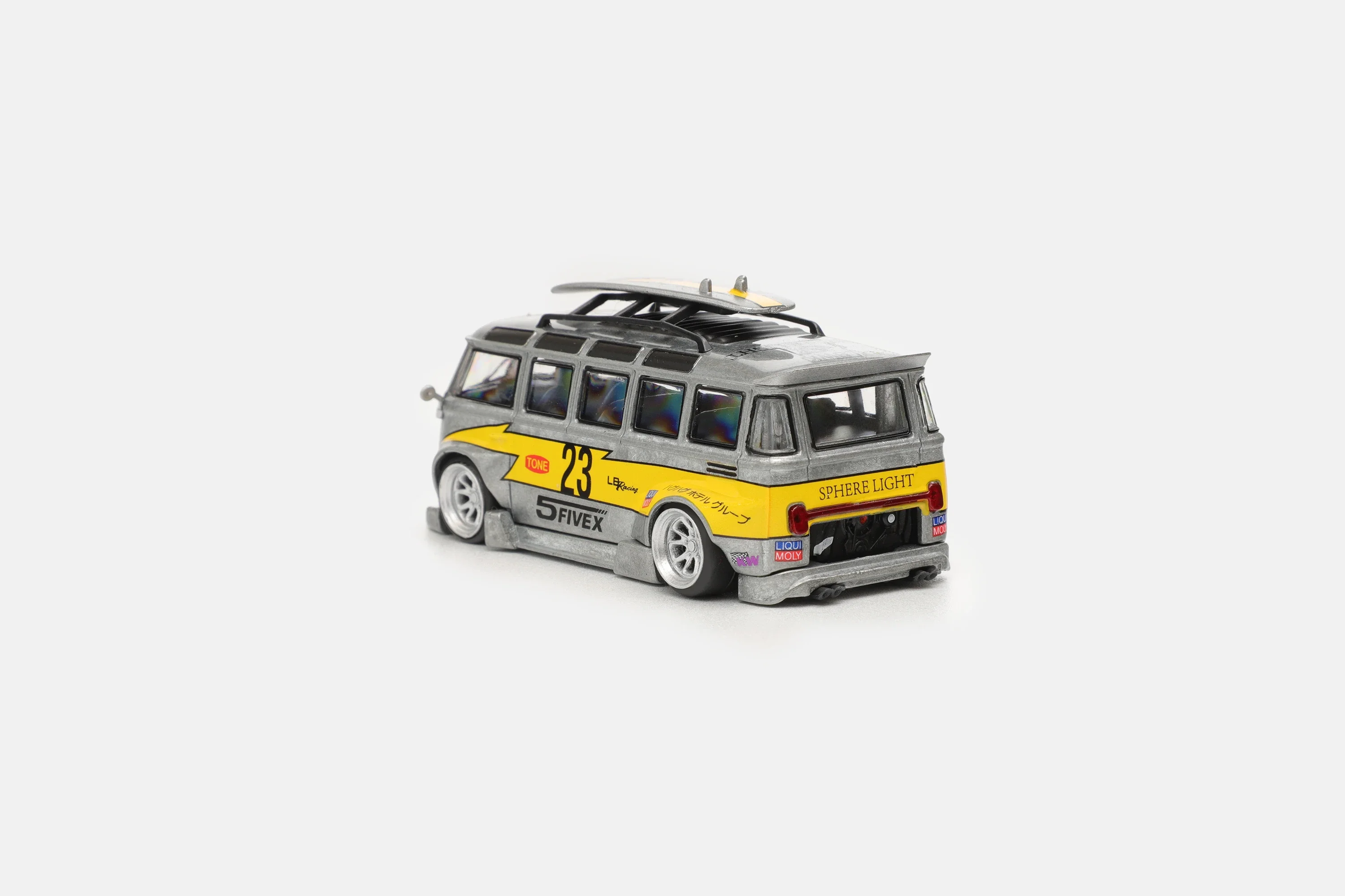 LMLF Model 1:64 T1 Kombi Raw Silver Flash Raw  Model Car