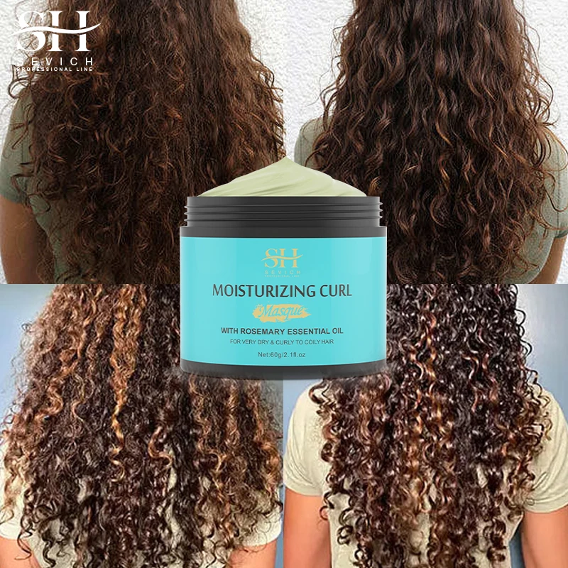 

60g Moisturizing Curl Masque for Curly Hair Repair Damaged Roots & Nourish Curl Nourishment Treatment for Men Women Sevich