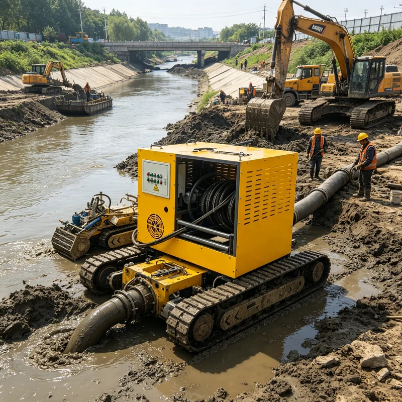 Stainless Steel Dredging Robot Factory Price Explosion Proof Tank Cleaning Dredging Robot Machine