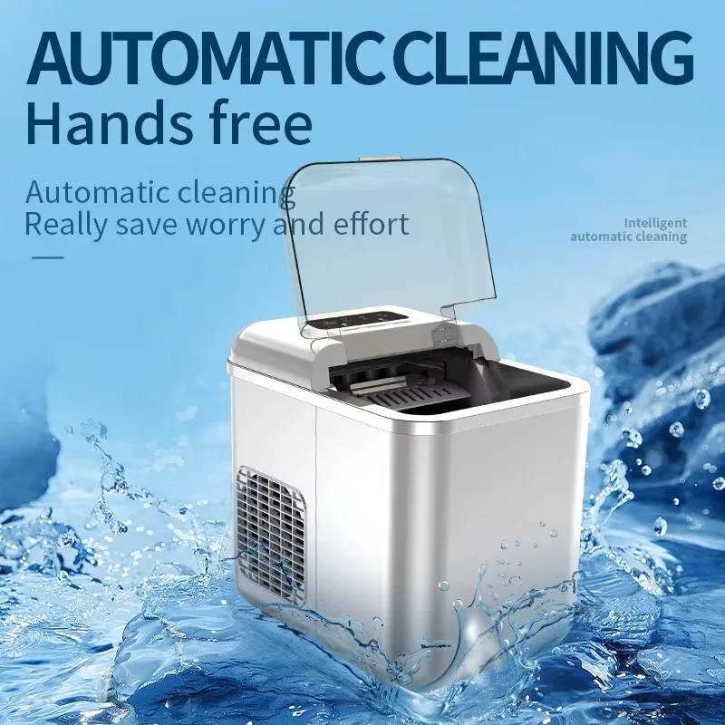 Automatic APP Control Self Cleaning Countertop Ice Maker Portable Ice Maker Machine for Home Use
