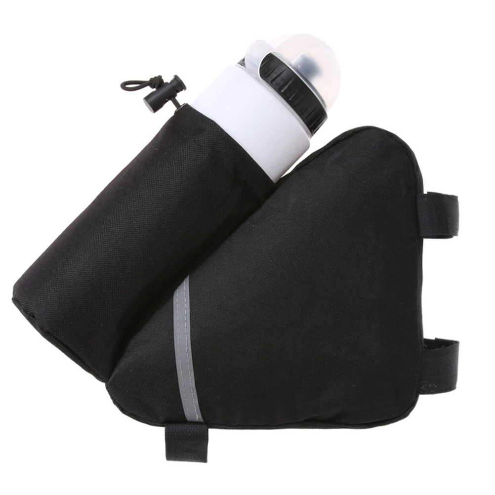 

Adjustable Saddle Frame Pouch Bike Storage For Mountain Road Commuter Bikes Quick Release Mount Fits Smartphones Keys Tools