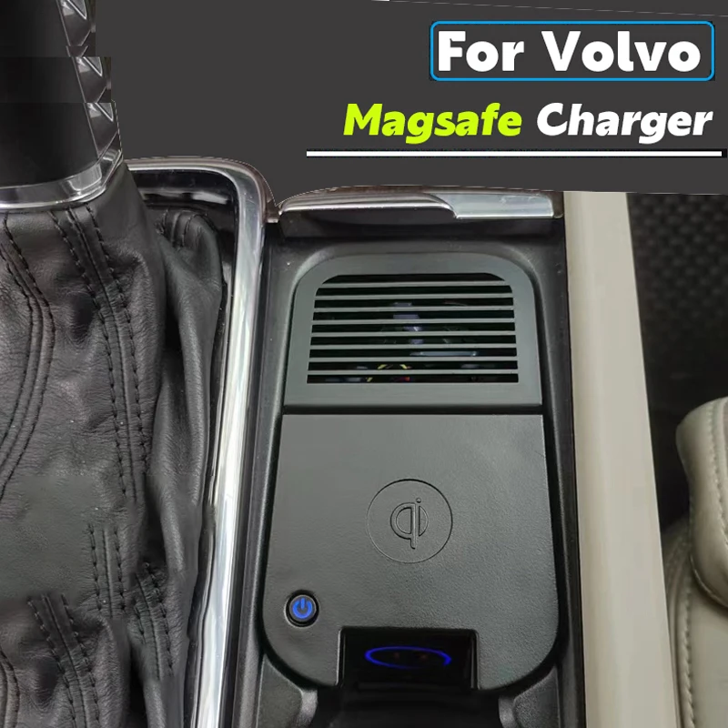 

Magsafe Wireless Charger For Volvo XC90 S90 V90 XC60 S60 V60 Magnetic Charger Holder Charging Interface Type-c/USB