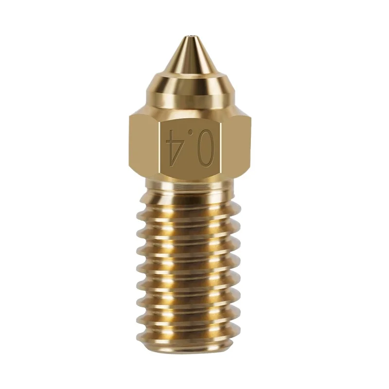 For Neptune 4 3D Printer Nozzle 0.4mm M6 1.75mm Filament Brass/Copper/Hardened Steel Extruder Nozzle