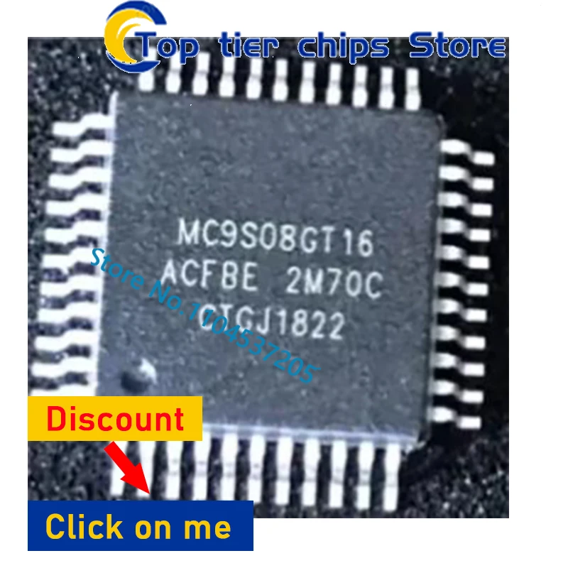 

10PCS NEW Original MC9S08GT16 MC9S08GT16ACFBE MC9S08GT16CFBE