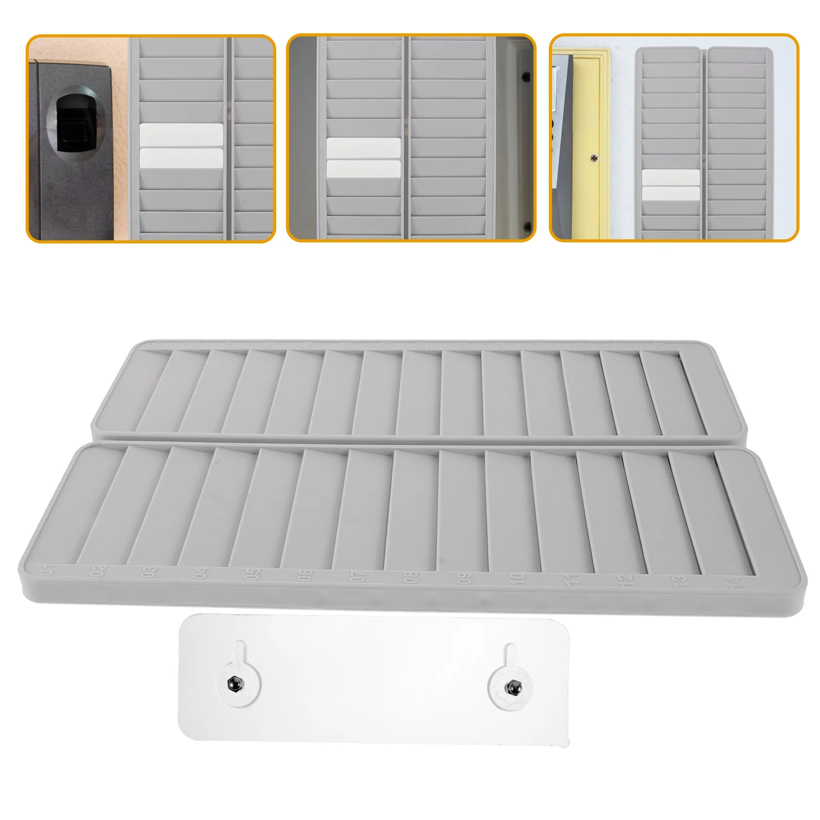 Timecard Holder Material Rack Student Campus Wallet Business Racks Attendance Cards Holders Pp Capsule for Office Supply