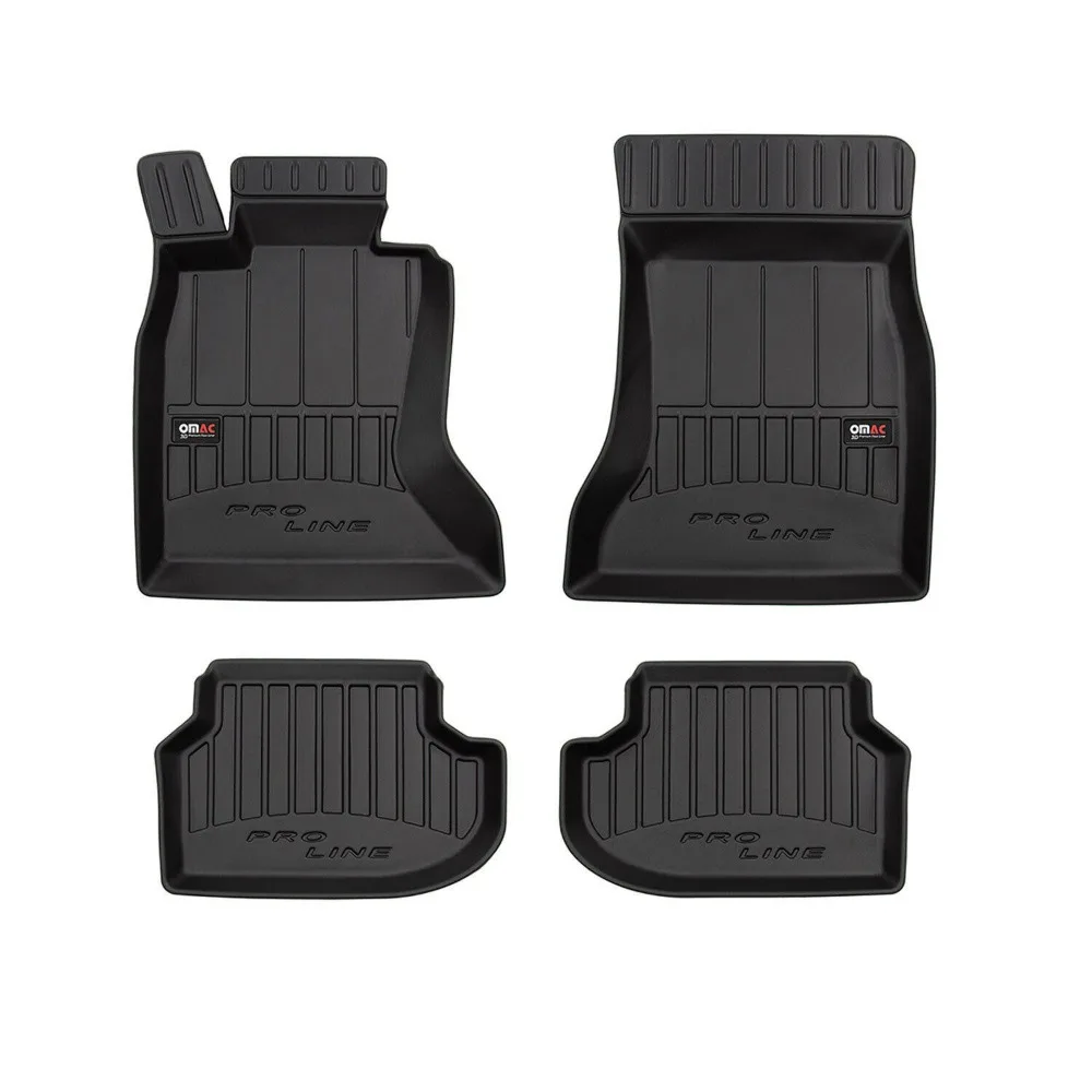 

Premium Floor Mats for for BMW 5 Series F10 F11 4WD 2013-2016 TPE Black 4x United States