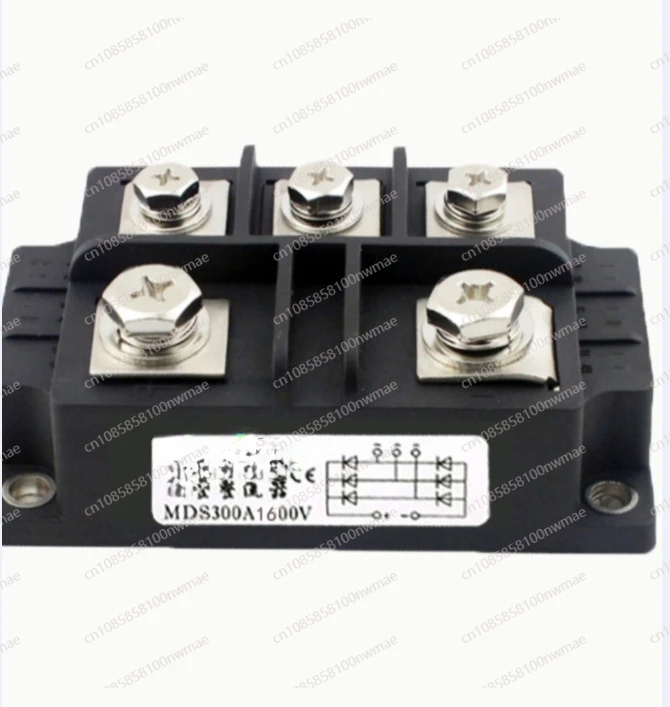 High Voltage Three Phase Rectifier Bridge Module MDS300A1200V with Heat Sink