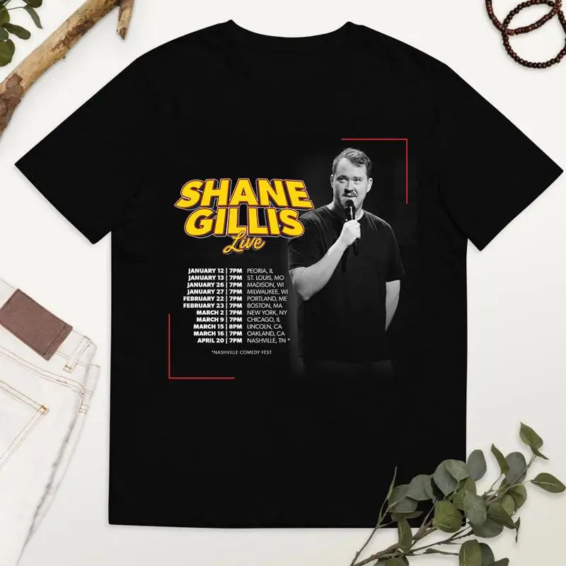 

Shane Gillis 2025 tour Comedy Live T Shirt Full Size S 5XL