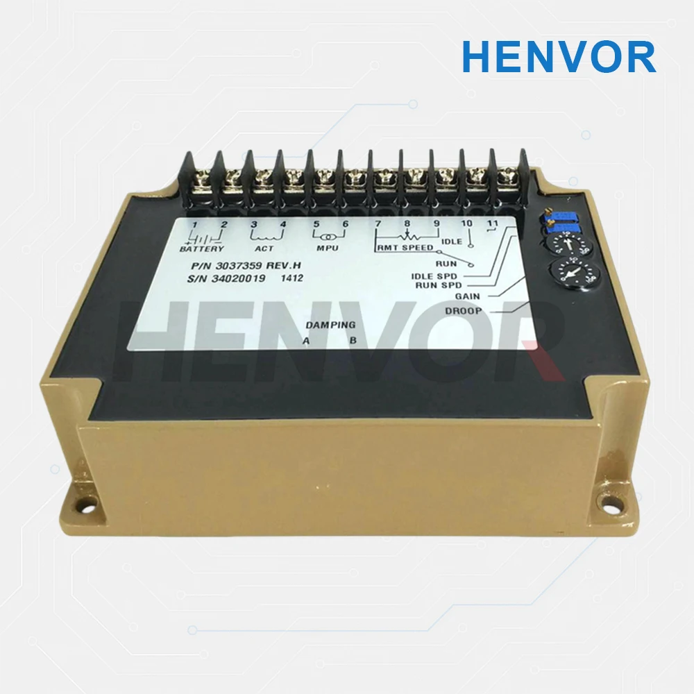Diesel Generator Accessories 3037359 Speed Board Electronic Governor Speed Controller Efficient Power Control