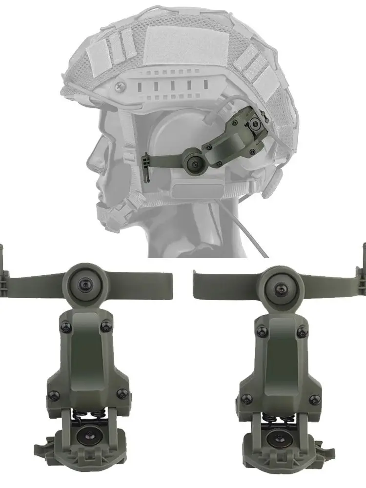 Adaptateur de Rail de casque pour PELTOR ComTac 2 et 3, accessoires de tir Airsoft, support de casque adapté au Rail Ops Core ARC Team Wendy MLOK