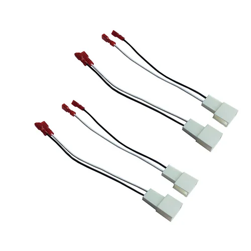 2 X Pairs Wire Cable Wiring Harness for Toyota Scion Ponitac Lexus Vehicles Speakers Adapter Connector Adaptor Plug 4pcs