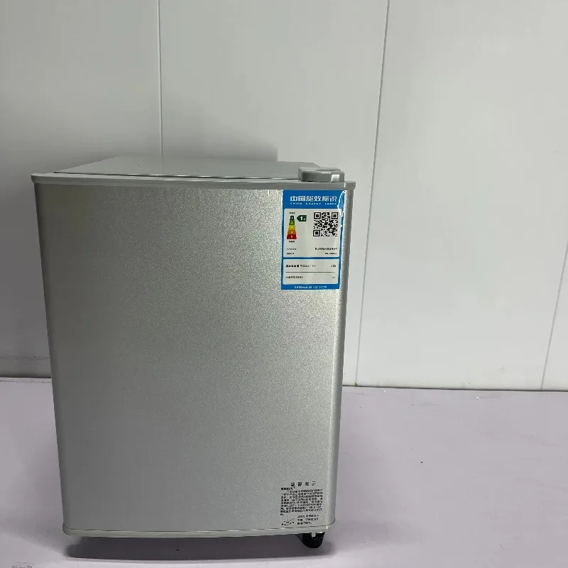 Portable Small Top-Freezer Stainless Steel Refrigerator Electric Compressor Freezer for Home Car Hotel Outdoor Use