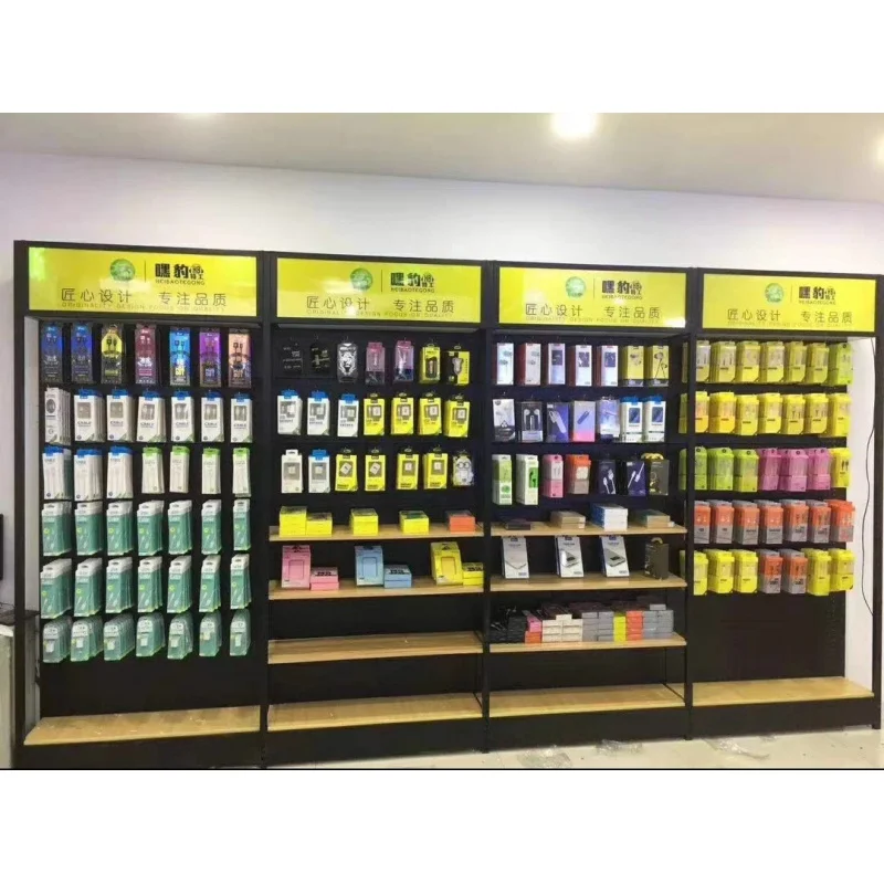 Custom, Electronics Store Mobile Phone Shop Interior Design Mobile Phone Accessories Phone Metal Display Rack