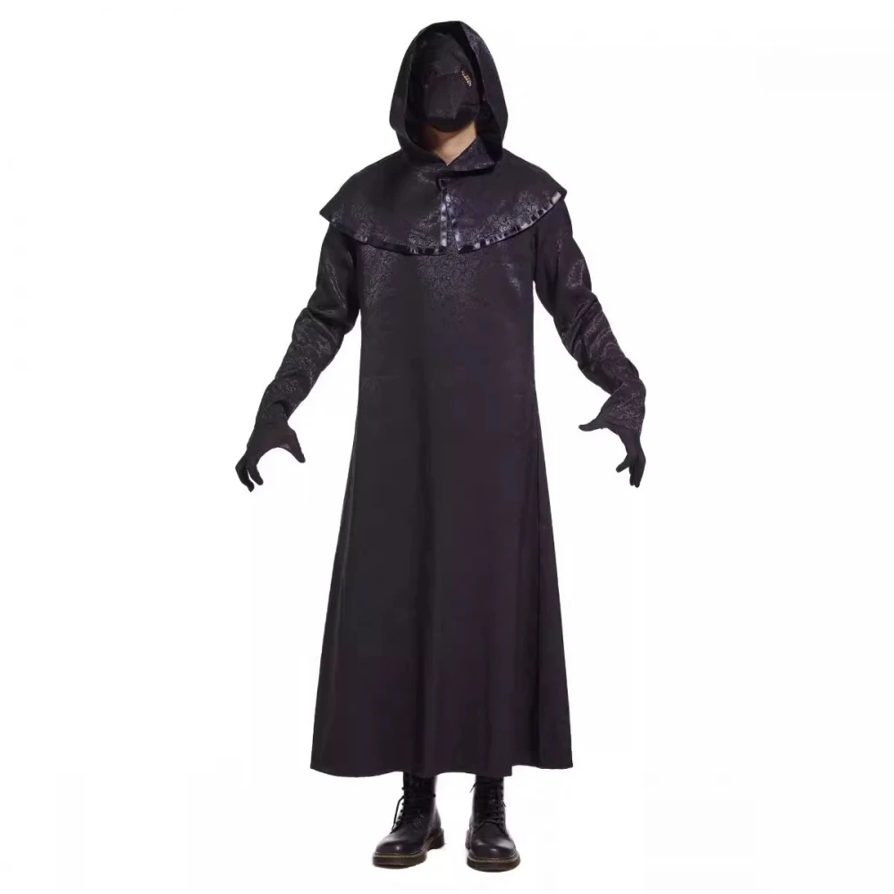 ชุดคอสเพลย์เทพแห่งความตายแนวสยองขวัญสำหรับเทศกาลฮาโลวีน ชุดหมอโรคระบาด ปากนก สำหรับผู้หญิง