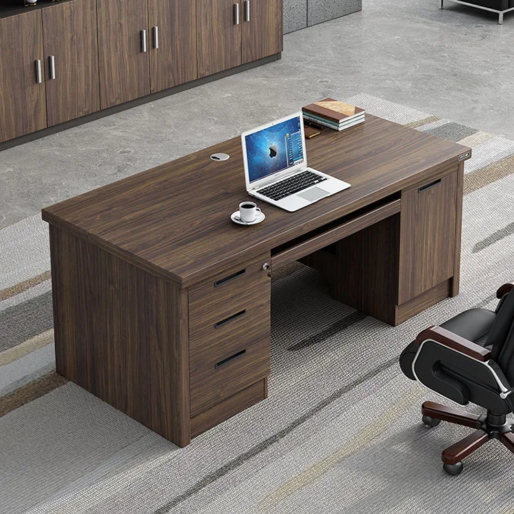 ！@Office Furniture Factory Direct Sales Fashion boss Desk with Drawer Supervisor Manager Desk