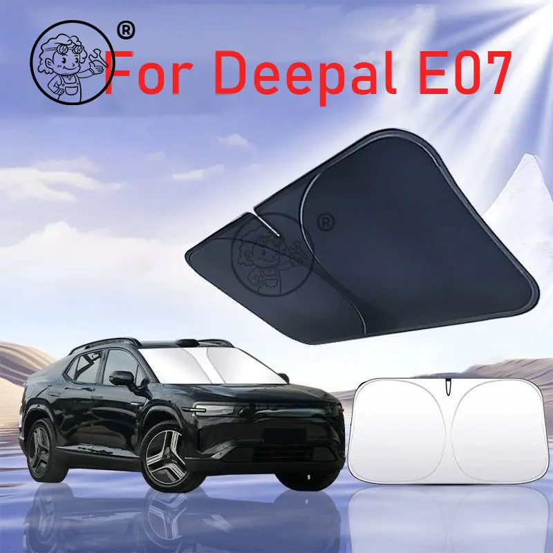 

For Deepal E07 2025 2026 Car Windshield Sunshade Cover Anti UV Protection Foldable Accessories