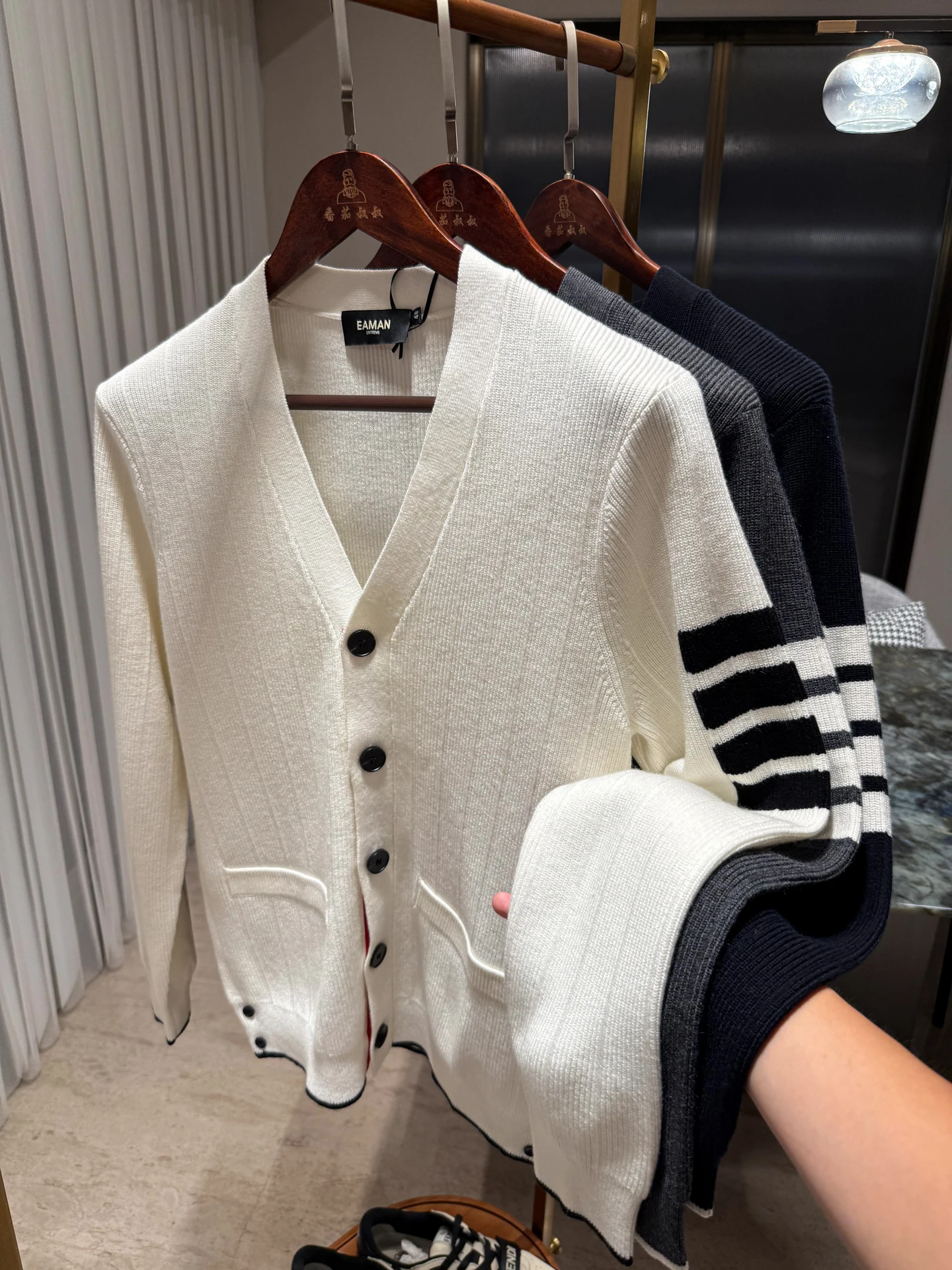 

Мужской вязаный кардиган Soft Touch, свитер, тонкая верхняя одежда, теплая шерстяная смесь, повседневный V-Ne Long Sve, ультратонкий, осень-зима