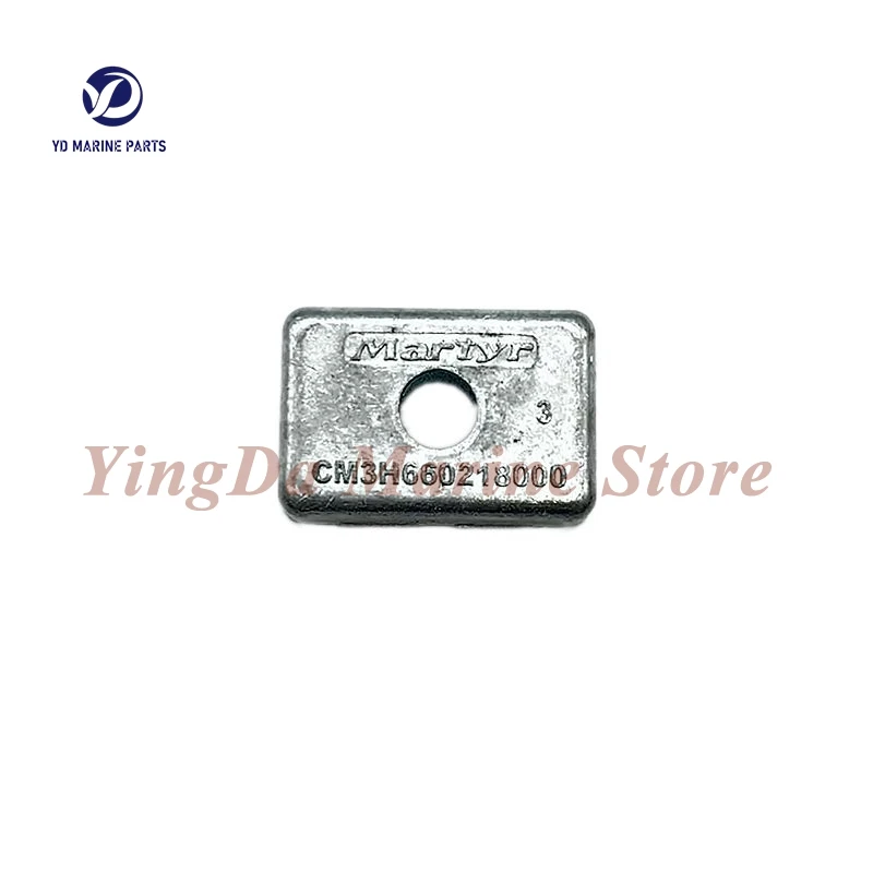 Zinc Anode 3H6-60218-0 for Tohatsu /Nissan Outboard 2/4stroke 4HP 5HP 6HP 6-20HP 3H6602180 3H6-6021 Boat Accessories