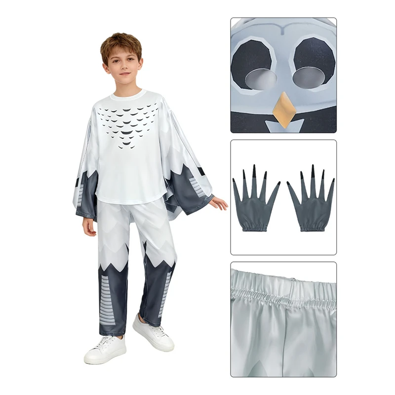 

Костюм ужасов на Хэллоуин для детей, 99 ночей в лесу, комбинезон с оленем, косплей, кошмар, лесная сова, аниме, рождественские подарки