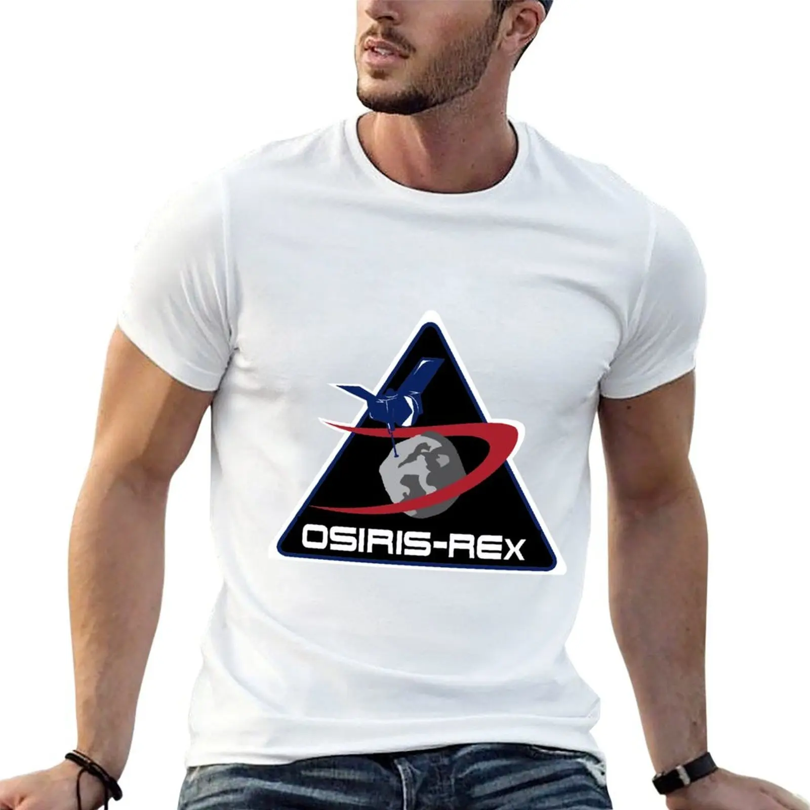 OSIRIS REx Arrival Team Logo T-Shirt tops blacks plain white t shirts men