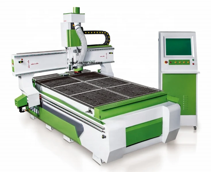 

XINJUN New Woodworking CNC Router Engraving and Cutting Machine with Air Cooling Spindle 12m/min AC380V/50HZ 2000kg