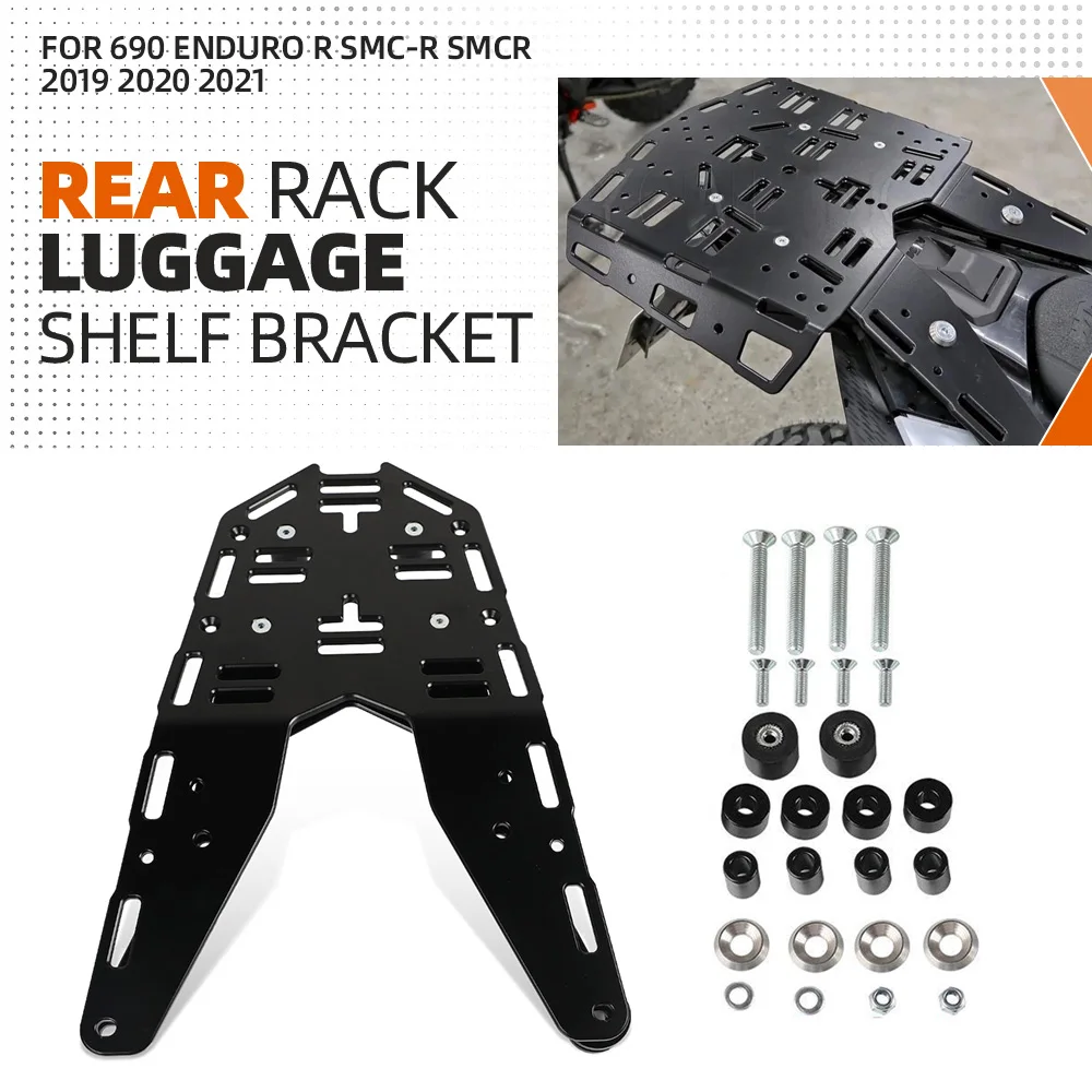 Motorcycle Accessories Tailbox Support Holder For 690 Enduro R SMC-R 690Enduro 690SMCR 2019-2021 Rear Rack Luggage Shelf Bracket
