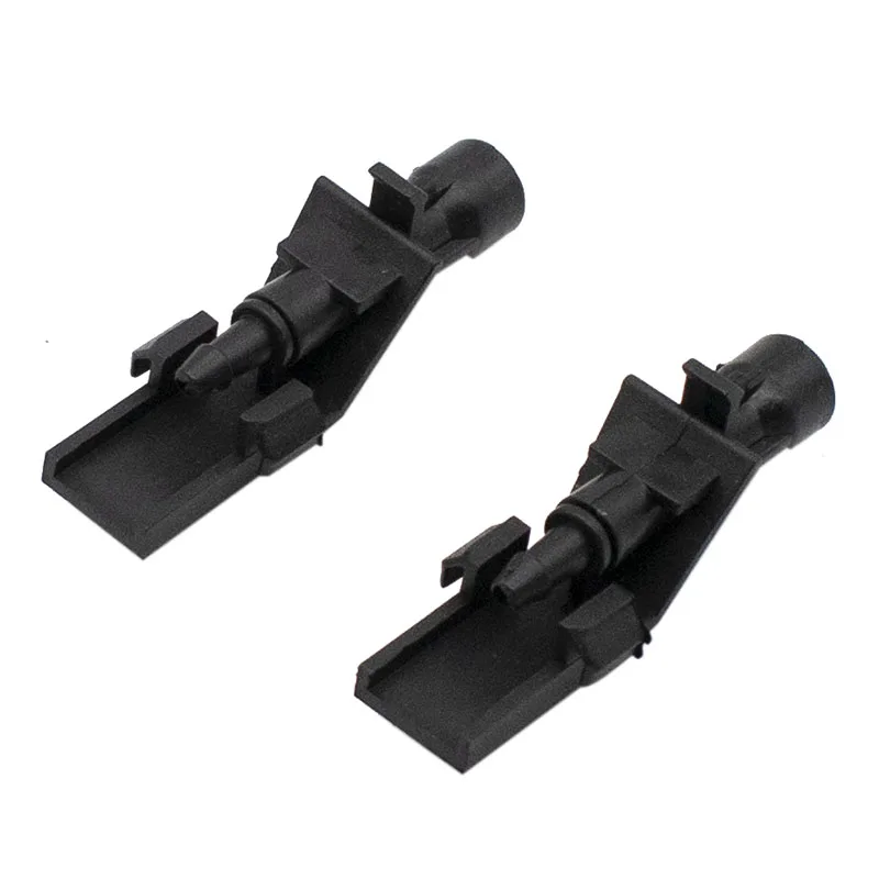 2 PSC Windshield Windscreen Wiper Washer Spray Nozzle  For HONDA ACCORD For CRV 76810-TA0-A01 Black