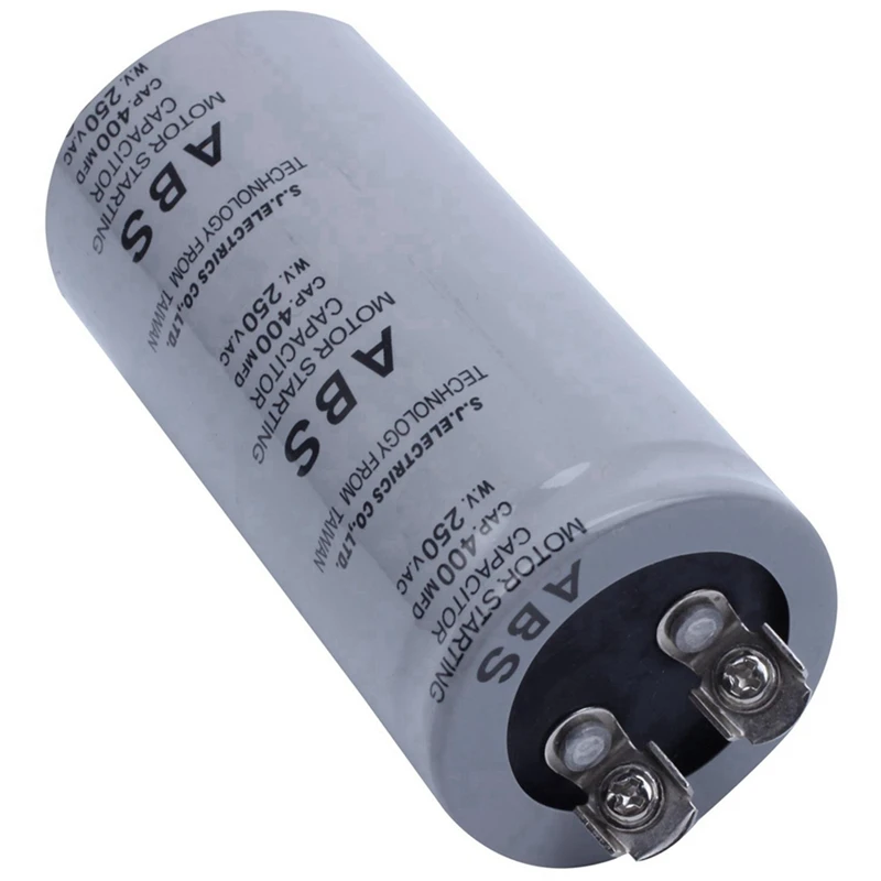 

5X ABS 400MFD 400UF 250V Cylindrical AC Motor Starting Capacitor