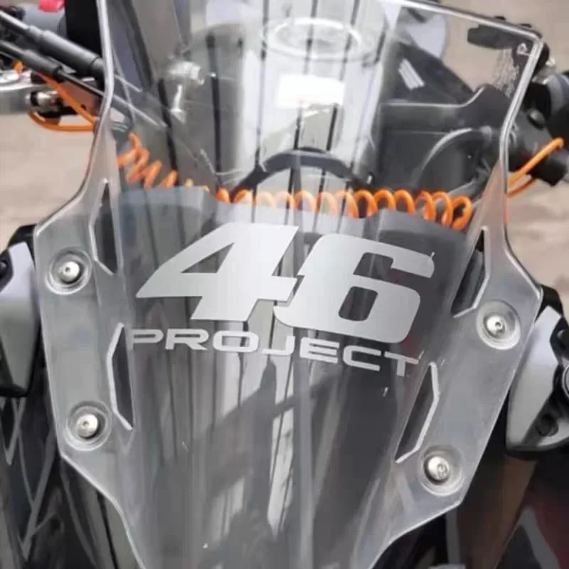 Racing Number 46 Sticker Waterproof Vinyl Decal for Motorcycle Car Fuel Tank Helmet Windshield Mudguard Outdoor Decor