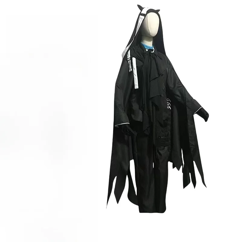 Game Arknights PHANTOM Cosplay Costume Anime Halloween Phantom Wig Uniform Set Suit