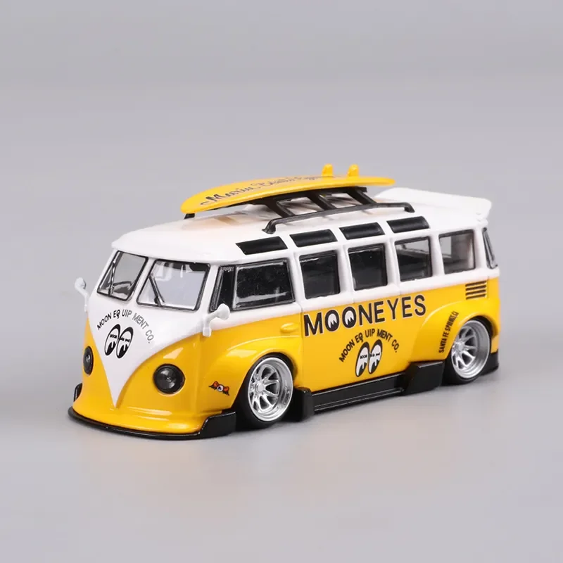 

LF 1/64 RWB T1 BUS Simulation Die casting Alloy Car Model Crafts Decoration Collection Toy Tools Gift