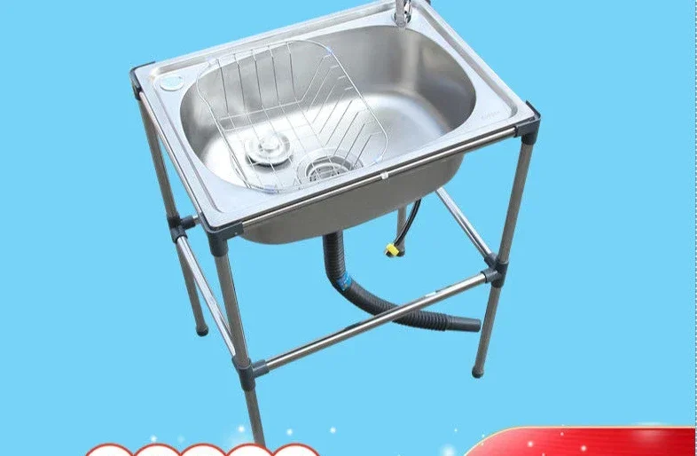 High Quality Single Slot With Bracket, Dish Washing Basin, Single Pool With Bracket, Hand Washing, Vegetable Washing Basin