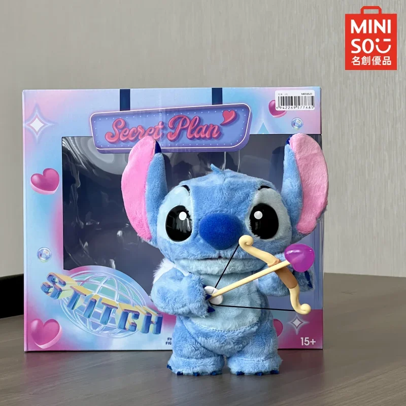 

Miniso Disney Lilo And Stitch Secret Action Theme Desktop Cute Cartoon Decoration Action Figure Toy Gift Model Periphery Gift