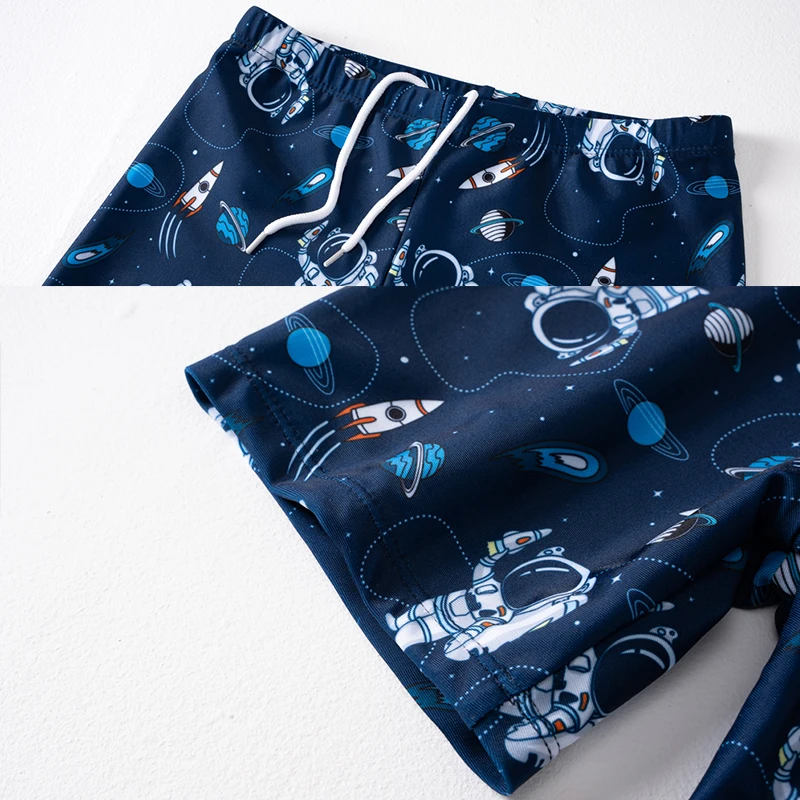 3 قطعة مجموعة الكرتون طباعة في سن المراهقة الفتيان ملابس السباحة 2025 الأطفال ملابس السباحة الاطفال بدلة ركوب الأمواج ملابس السباحة لصبي بحر مع قبعة