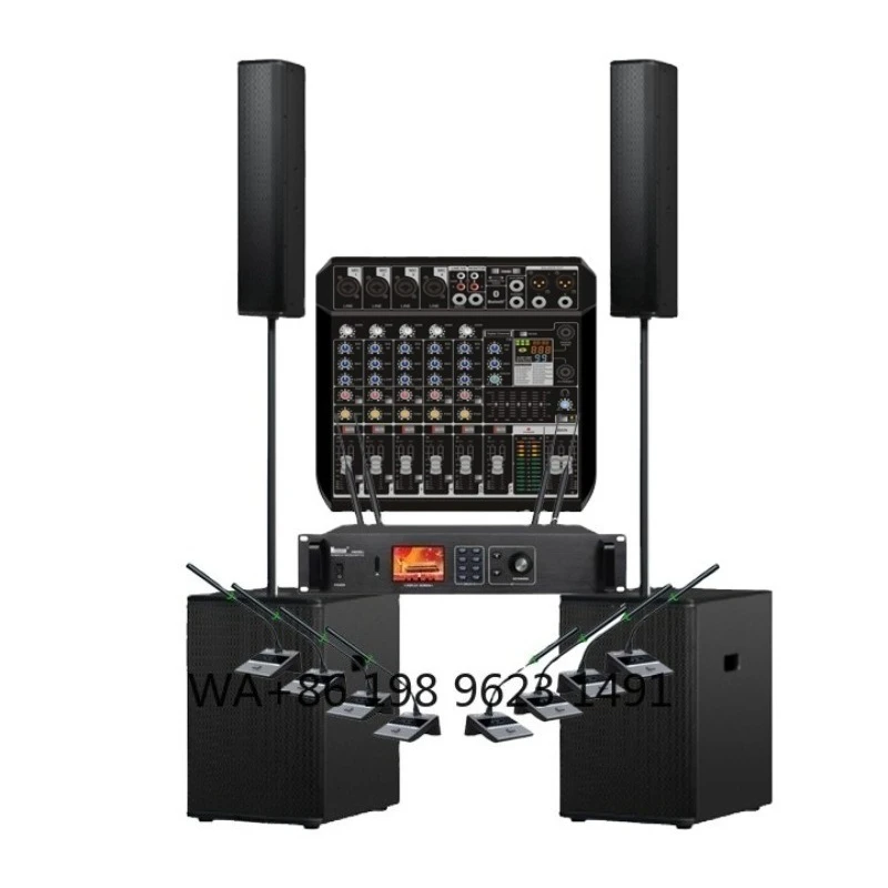 Customized Passive Active Line Array Speaker Set Professional Audio with FlightCase for Concert Stage Event Factory Direct Price