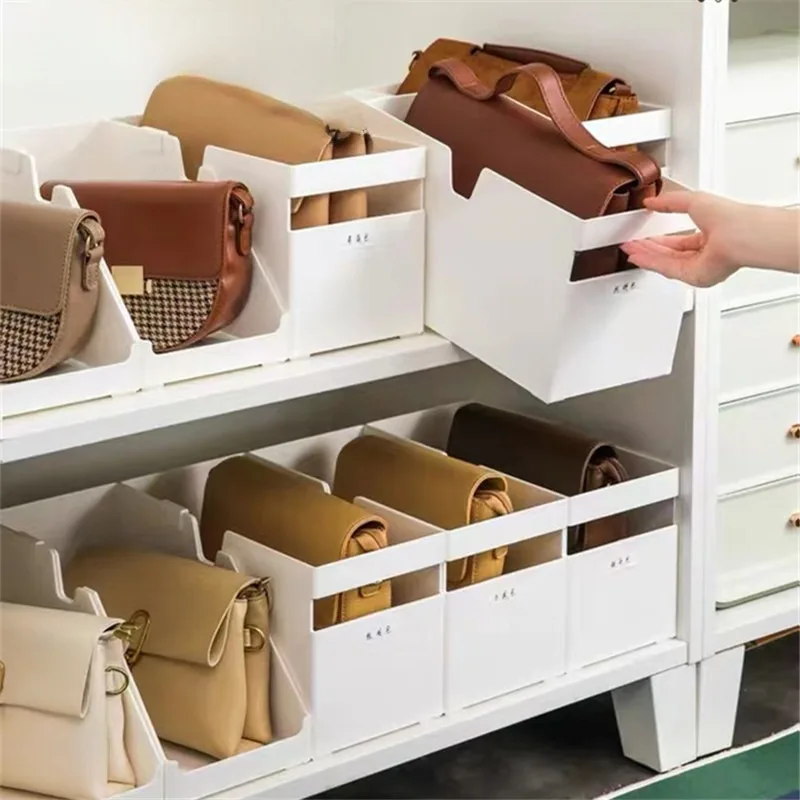 Home Supplies Square Storage Box for Acrylic Shelves Wardrobe Can Be Stacked and Organized Into Storage Baskets